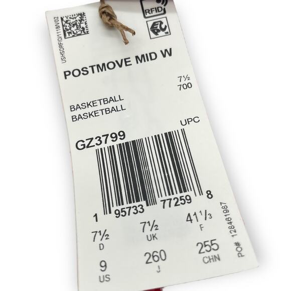 Adidas Originals Forum Mid Women's Sneaker, Red/Pink, Size 9, Eco-Friendly - Picture 9 of 13